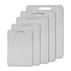 304 Stainless Steel Cutting Board | Double-Sided Food Grade Chopping Board for Meat, Fruits & Vegetables | لوح تقطيع من الفولاذ المقاوم للصدأ 304