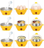 Egg Steamer & Food Steamer – Electric Egg Cooker, Vegetable Steamer & Multi-Purpose Kitchen Steamer